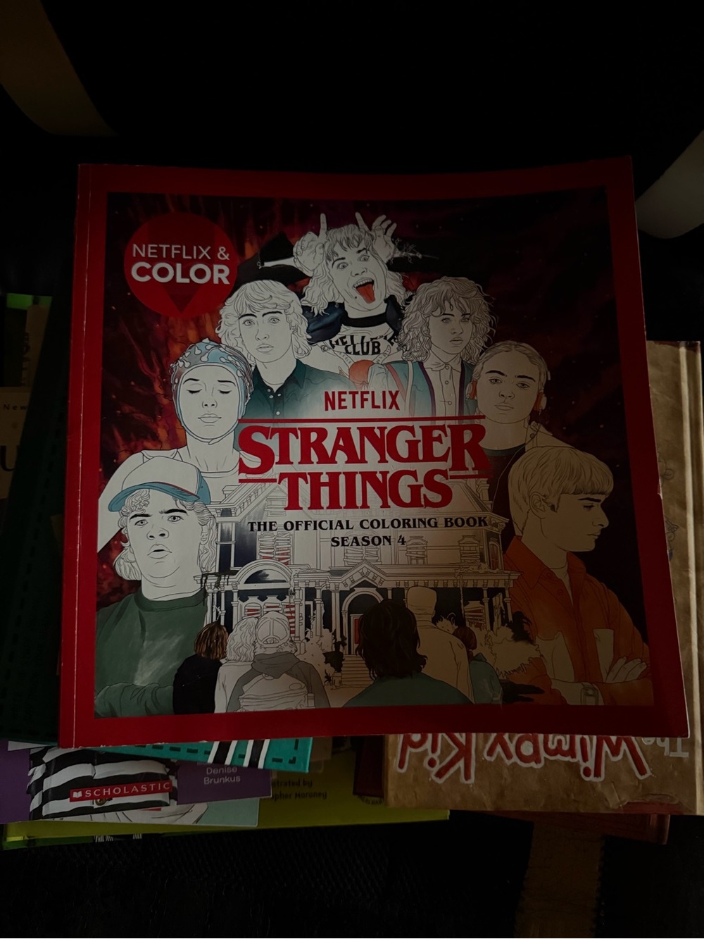 Stranger things season 4 coloring book